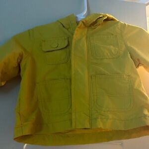 Yellow rain coat